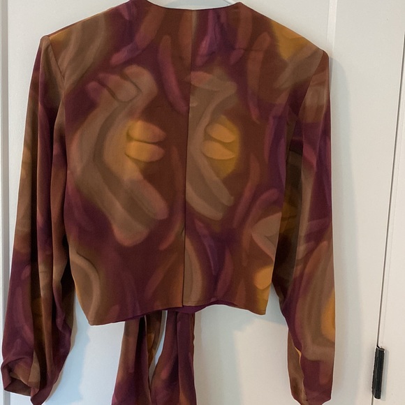 Aliki Yamani Creations 💯% Silk Blouse | Size S - Picture 6 of 6